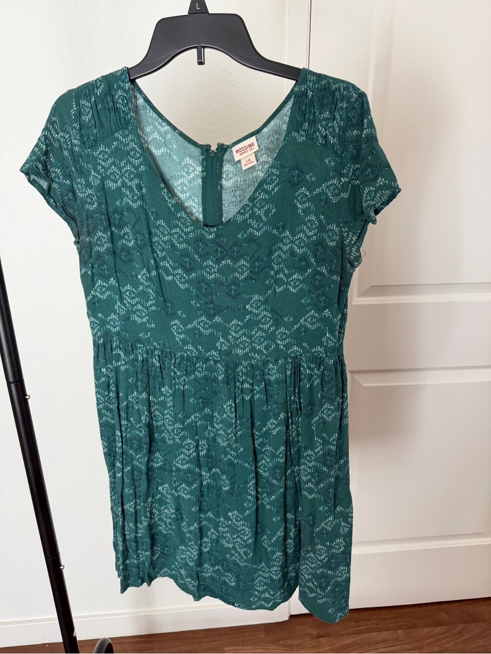 Mossimo Supply Co. Teal Short Sleeve V-Neck Tunic